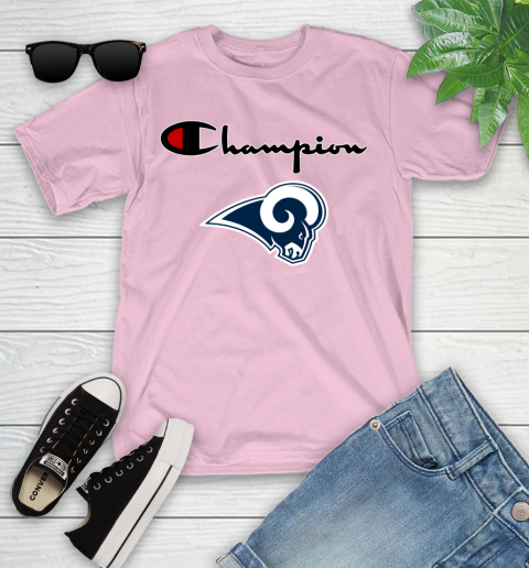 NFL Football Los Angeles Rams Champion Shirt Youth T-Shirt 7