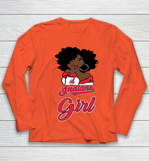 Cleveland Indians Girls Girl MLB Youth Long Sleeve 4