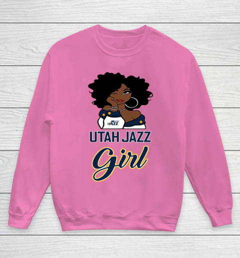 Utah Jazz Girl NBA Youth Sweatshirt 7