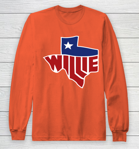 Willie Nelson shirt Willie's Texas Long Sleeve T-Shirt 3