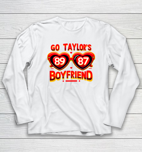 Super Bowl Go Taylor's Boyfriend Long Sleeve T-Shirt