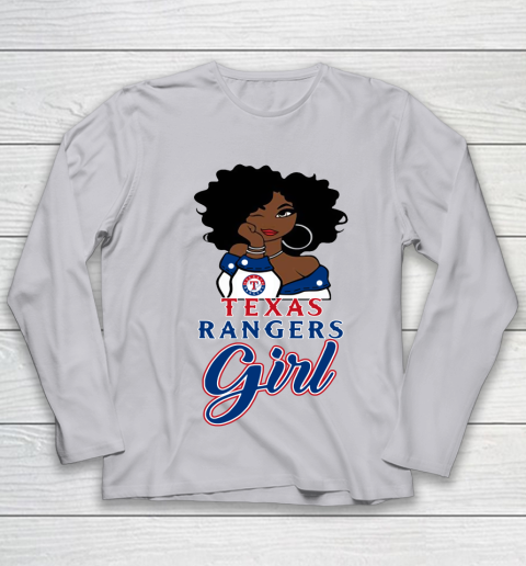 Texas Rangerss Girl MLB Youth Long Sleeve 6 Texas Rangerss Girl MLB Youth Long Sleeve - Image 6