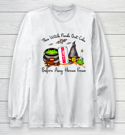 Hocus Pocus Halloween  This Witch Need Diet Coke Long Sleeve T-Shirt