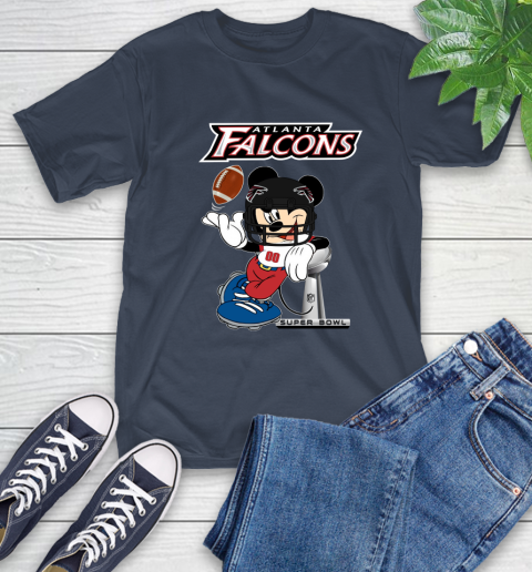 NFL Atlanta Falcons Mickey Mouse Disney Super Bowl Football T Shirt T-Shirt 4