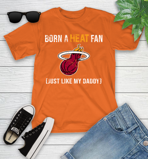 NBA Miami Heat Loyal Fan Just Like My Daddy Basketball Shirt Youth T-Shirt 9 NBA Miami Heat Loyal Fan Just Like My Daddy Basketball Shirt Youth T-Shirt - Image 9