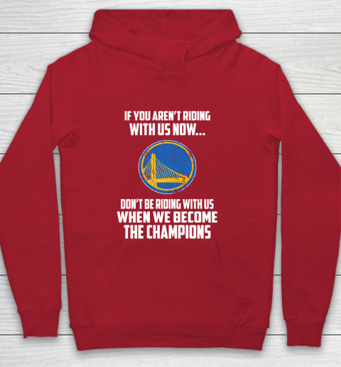 NBA Golden State Warriors Basketball We Become The Champions Youth Hoodie 7
