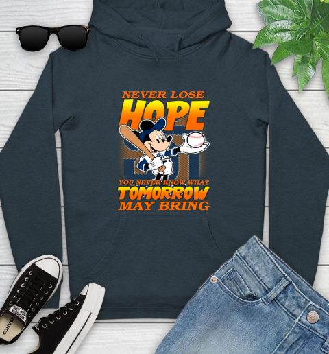 San Diego Padres MLB Baseball Mickey Disney Never Lose Hope Youth Hoodie 10