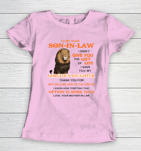 To My Dear Son In Law Women's T-Shirt 6