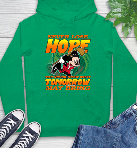 Ottawa Senators NHL Hockey ootball Mickey Disney Never Lose Hope Hoodie 8