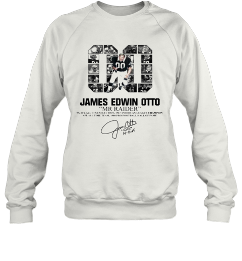 00 James Edwin Otto Mr Raider Signature Sweatshirt