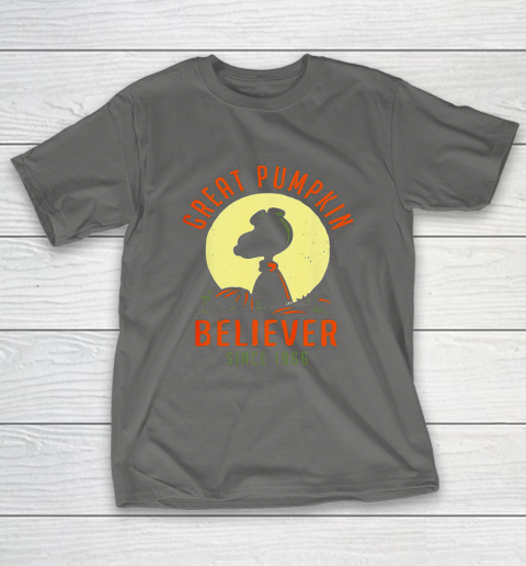 Peanuts Great Pumpkin believer since 1966 Halloween T-Shirt 8