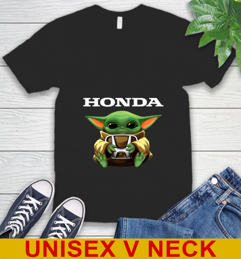 Star Wars Baby Yoda Hugs Honda Car Shirt 47