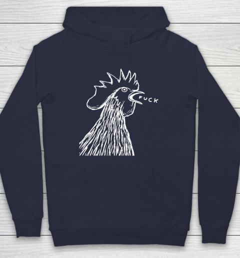 Funny Chicken Rooster Saying FUCK Hoodie 2
