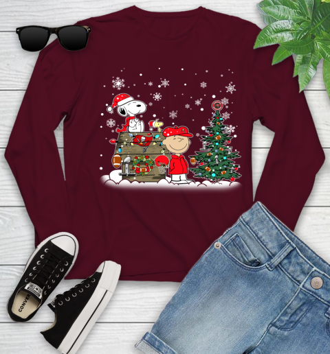 NFL Tampa Bay Buccaneers Snoopy Charlie Brown Christmas Football Super Bowl Sports Youth Long Sleeve 6