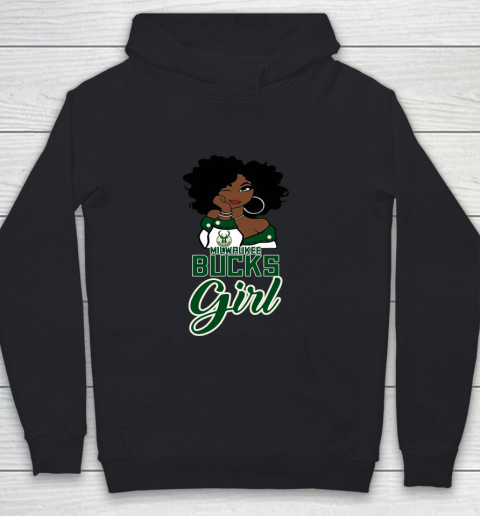 Milwaukee Bucks Girl NBA Youth Hoodie