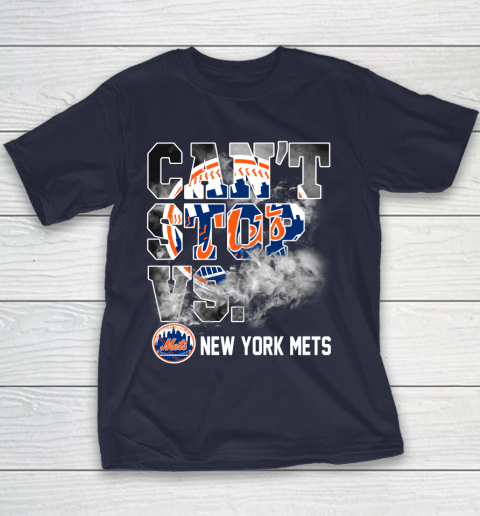 MLB New York Mets Baseball Can't Stop Vs Mets Youth T-Shirt 2
