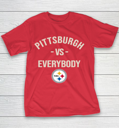 Pittsburgh Steelers Vs Everybody Youth T-Shirt 7