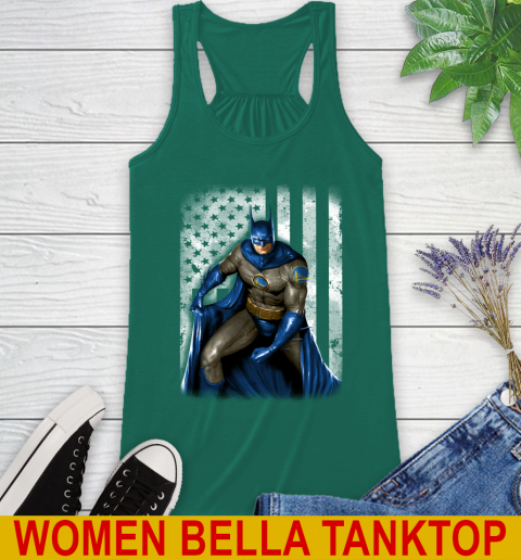 Golden State Warriors NBA Basketball Batman DC American Flag Shirt Racerback Tank 5