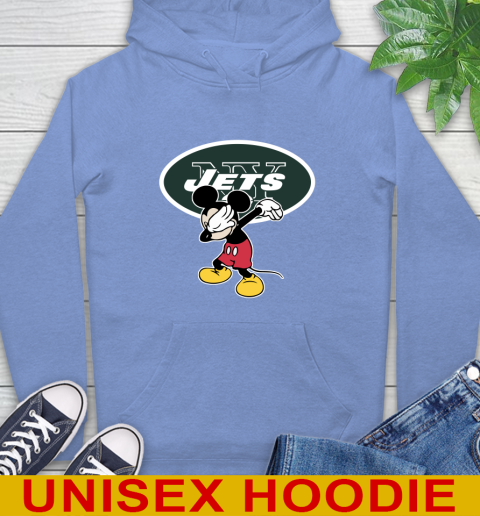 New York Jets NFL Football Dabbing Mickey Disney Sports Hoodie 11
