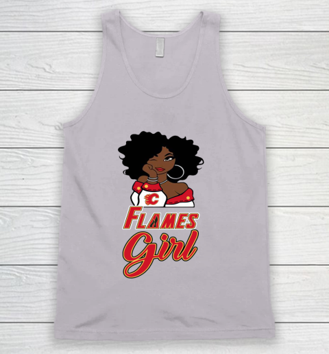 Calgary Flames Girl NHL Tank Top 4
