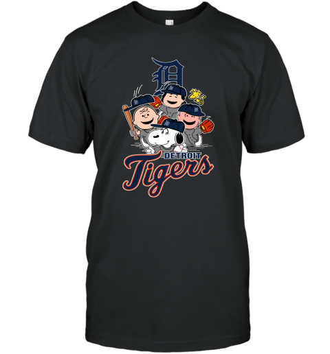 MLB Detroit Tigers Snoopy Charlie Brown Woodstock The Peanuts