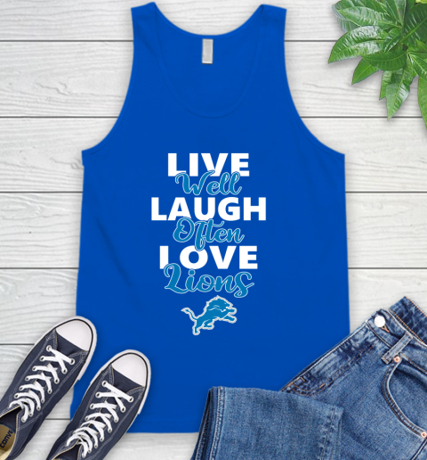 NFL Football Detroit Lions Live Well Laugh Often Love Shirt Tank Top 4