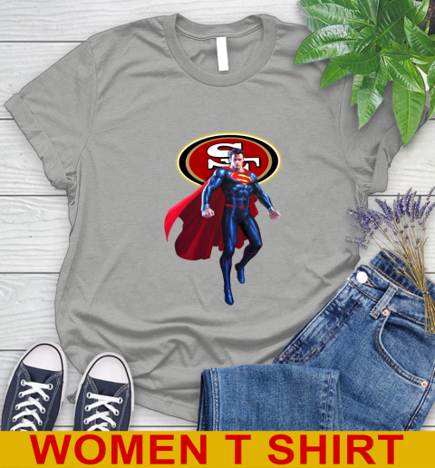 NFL Superman DC Sports Football San Francisco 49ers Women's T-Shirt 11