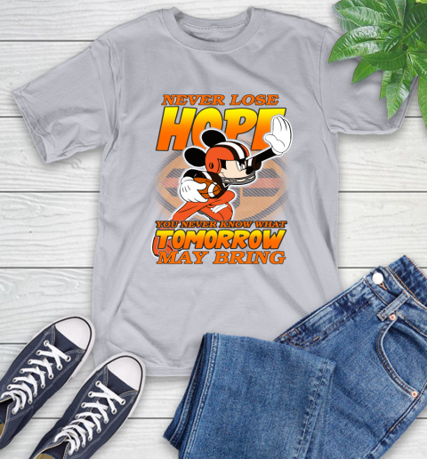 Cleveland Browns NFL Football Mickey Disney Never Lose Hope T-Shirt 6