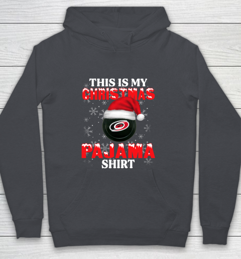 Carolina Hurricanes This Is My Christmas Pajama Shirt NHL Youth Hoodie 5