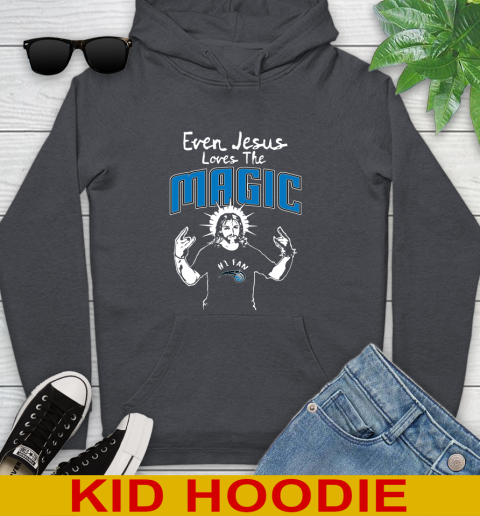 Orlando Magic NBA Basketball Even Jesus Loves The Magic Shirt Youth Hoodie 9