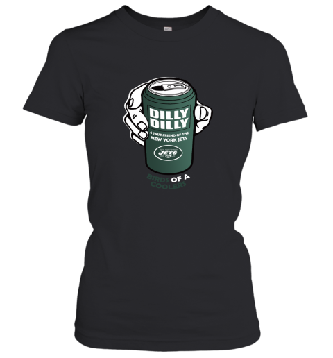 Bud Light Dilly Dilly! New York Jets Birds Of A Cooler Women's T-Shirt