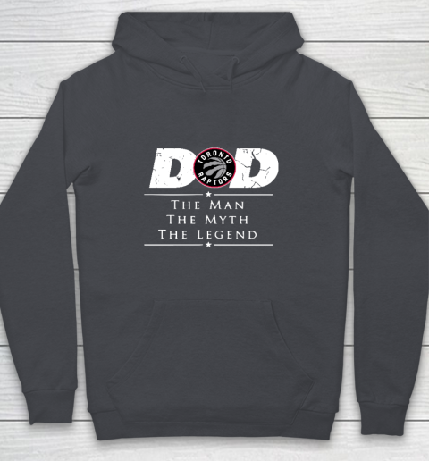 Toronto Raptors NBA Basketball Dad The Man The Myth The Legend Youth Hoodie 5
