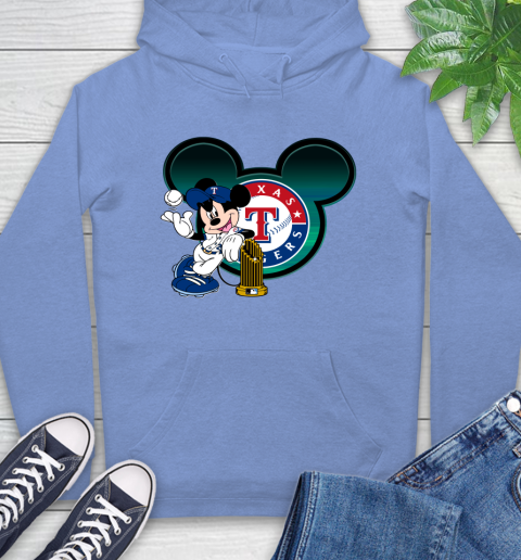 MLB Texas Rangers The Commissioner's Trophy Mickey Mouse Disney Hoodie 11