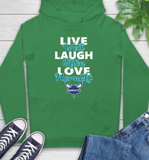 NBA Basketball Charlotte Hornets Live Well Laugh Often Love Shirt Hoodie 9