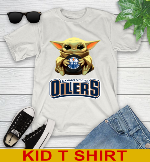 NHL Hockey Edmonton Oilers Star Wars Baby Yoda Shirt 112