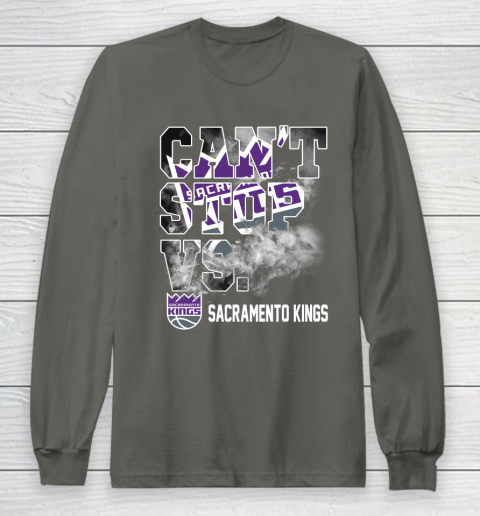 NBA Sacramento Kings Basketball Can't Stop Vs Long Sleeve T-Shirt 5