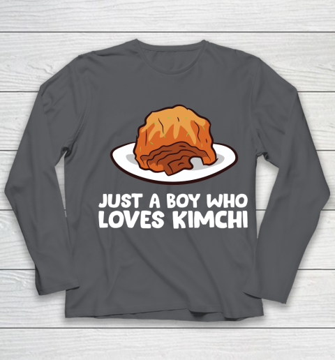Just a Boy Who Loves Kimchis Funny Kimchi Youth Long Sleeve 6