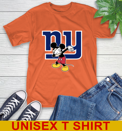 New York Giants NFL Football Dabbing Mickey Disney Sports T-Shirt 5