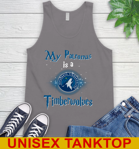 NBA Basketball Harry Potter My Patronus Is A Minnesota Timberwolves Tank Top 6
