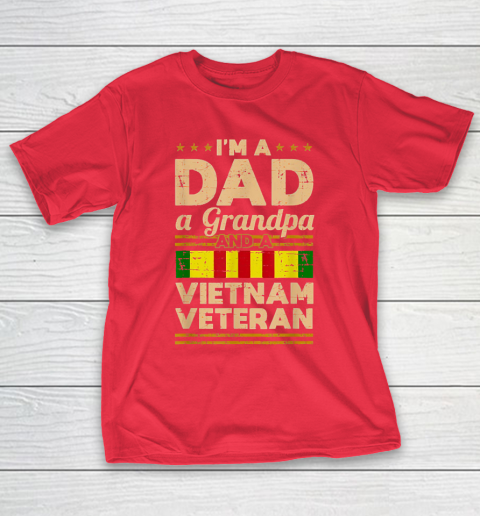 Grandpa Funny Gift Apparel  Dad Grandpa Vietnam Veteran Vintage Men's Gift T-Shirt 19