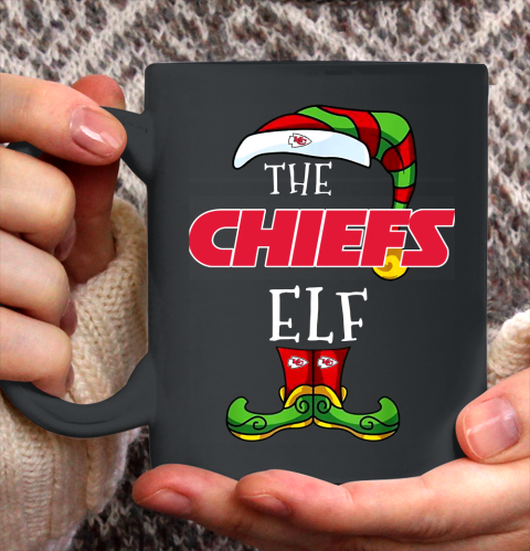 Kansas City Chiefs Christmas ELF Funny NFL Ceramic Mug 11oz 2
