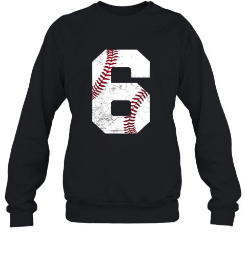 Kids 6th Birthday Shirt Baseball Boys Kids Six 6 Sixth Gift Sweatshirt
