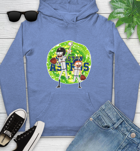 MLB Houston Astros Rick And Morty Baseball Sports Youth Hoodie 12