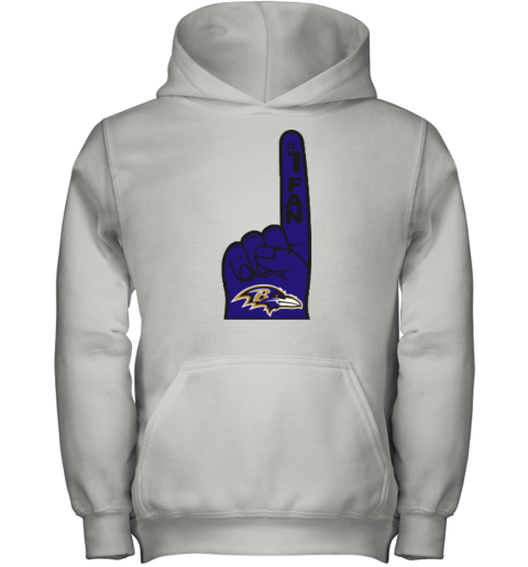Baltimore Ravens Number 1 Fan Youth Hoodie
