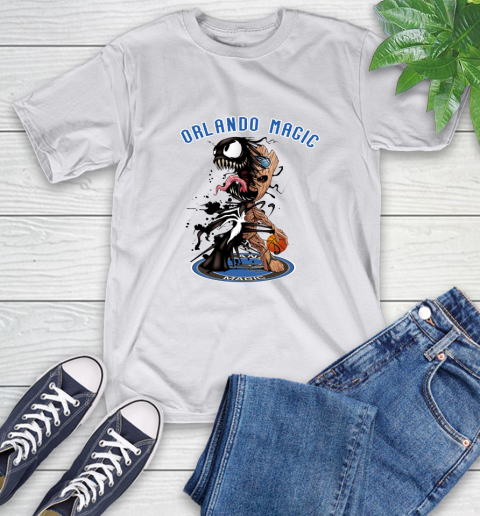 NBA Orlando Magic Basketball Venom Groot Guardians Of The Galaxy T-Shirt 12