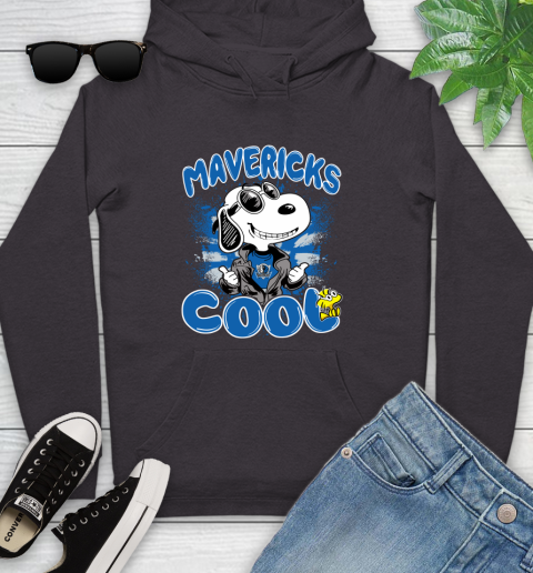 NBA Basketball Dallas Mavericks Cool Snoopy Shirt Youth Hoodie 6