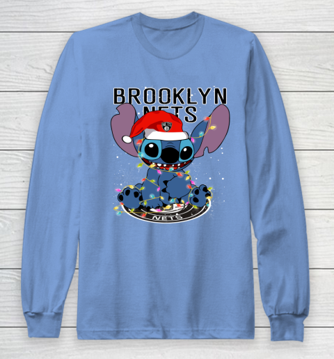 Brooklyn Nets NBA noel stitch Basketball Christmas Long Sleeve T-Shirt 8