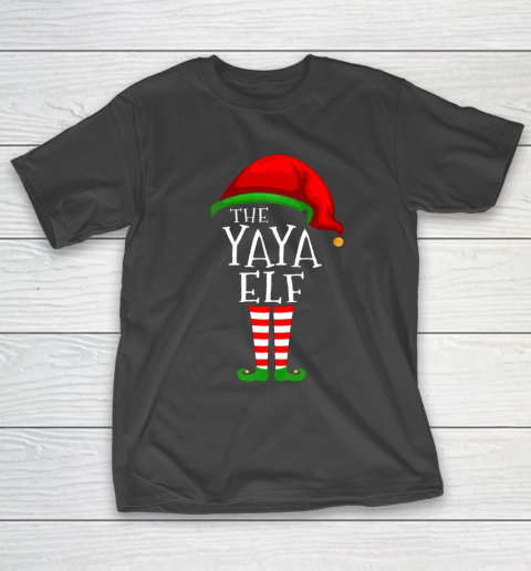 Yaya Elf Family Matching Group Christmas Gift Funny T-Shirt