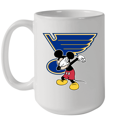 St.Louis Blues NHL Hockey Dabbing Mickey Disney Sports Ceramic Mug 15oz