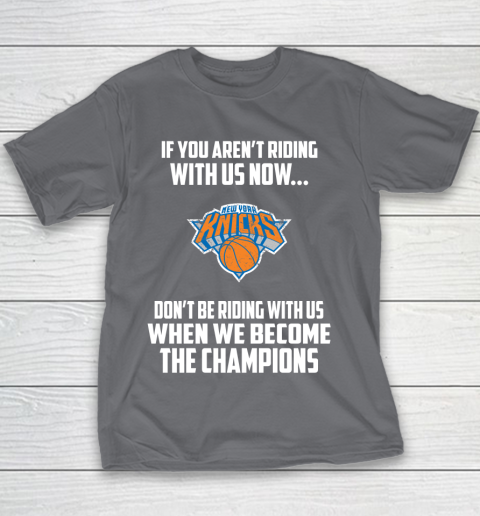 NBA New York Knicks Basketball We Become The Champions Youth T-Shirt 5